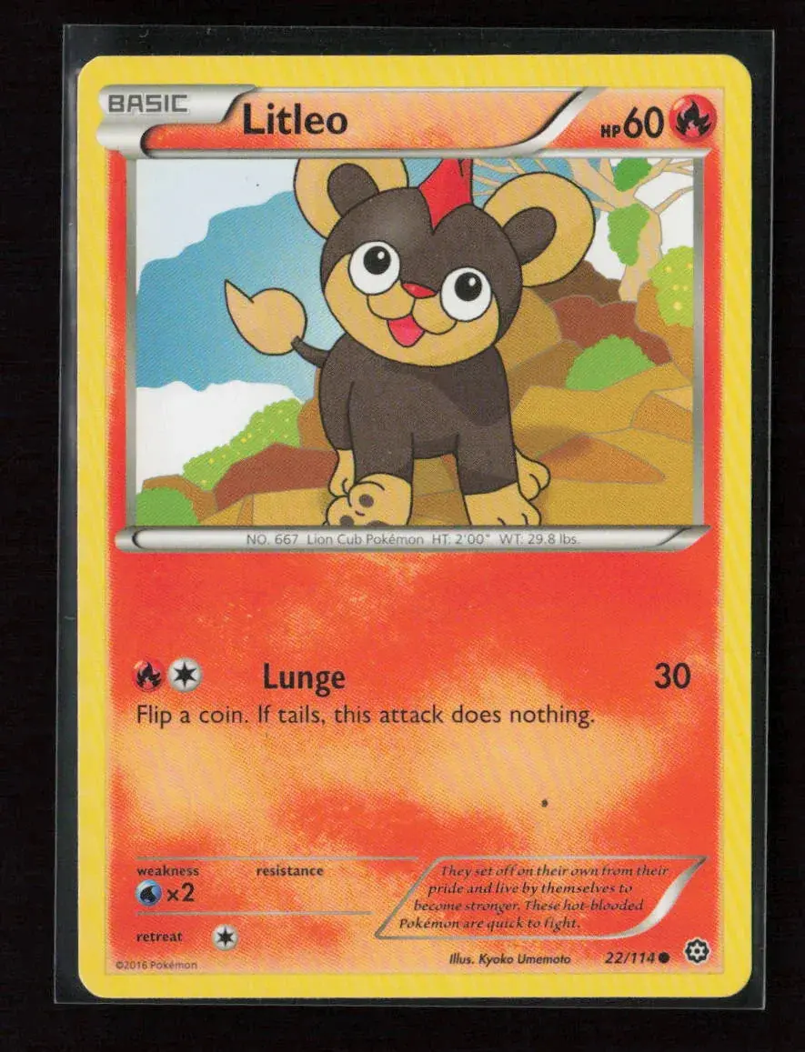 Litleo Common Xy - Steam Siege 22/114 Lp 1