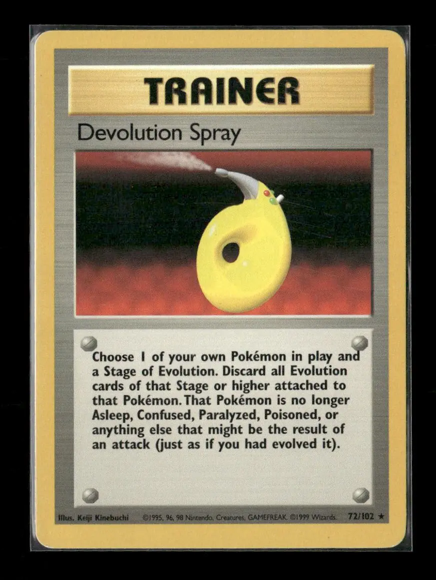 Devolution Spray Rare Base Set 072/102 Lp 1