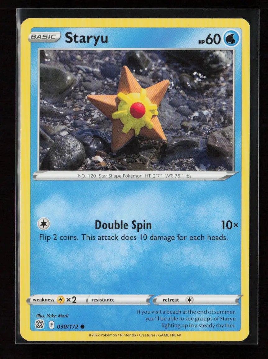 Staryu Common Swsh09: Brilliant Stars 030/172 Nm 1