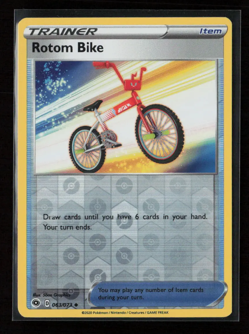 Rotom Bike Uncommon Champion's Path 63/73 Nm 1