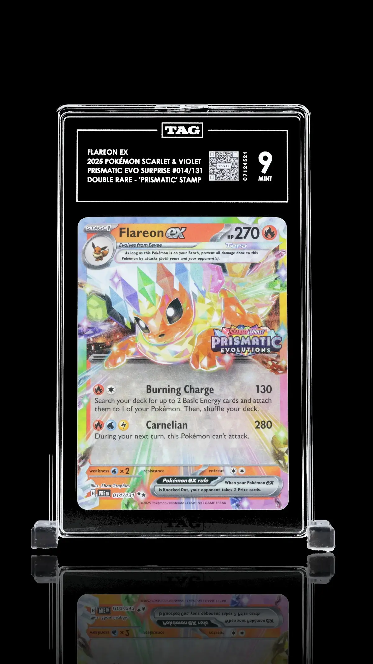 Tag 9 - Flareon Ex. #014 Stamped 1