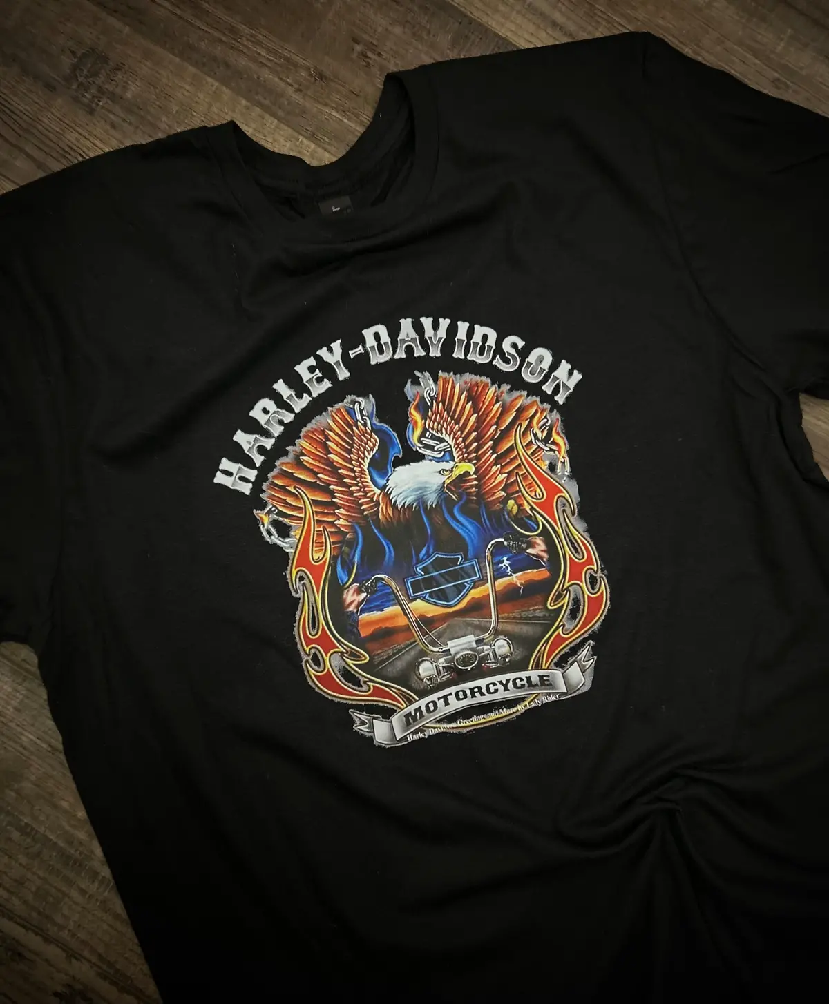 Blue Flame Harley 1
