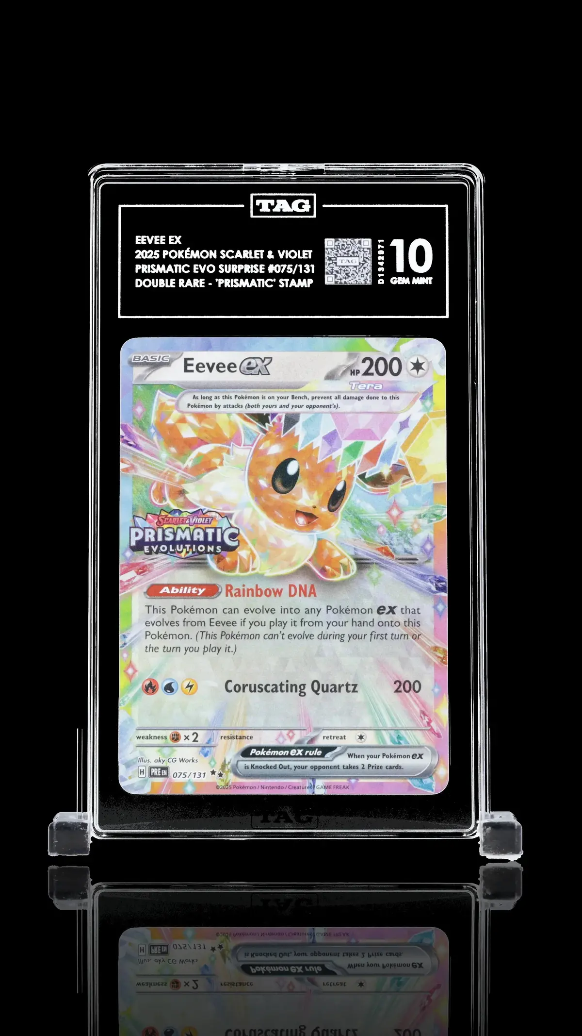 Tag 10 - Eevee Ex. #075 Stamped 1