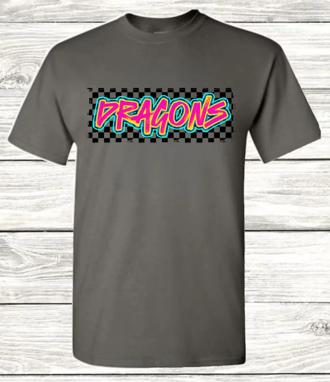 Dragons Retro Checkered 1