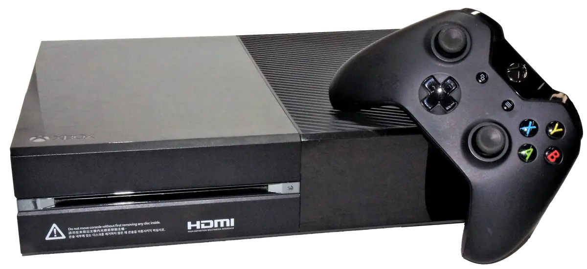 Black Microsoft Xbox One Console 500Gb + Genuine Controller  (Pre-Owned) 1