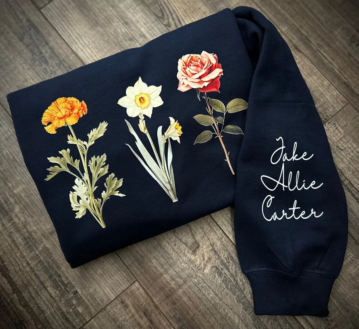 Birth Flowers W/Names 1