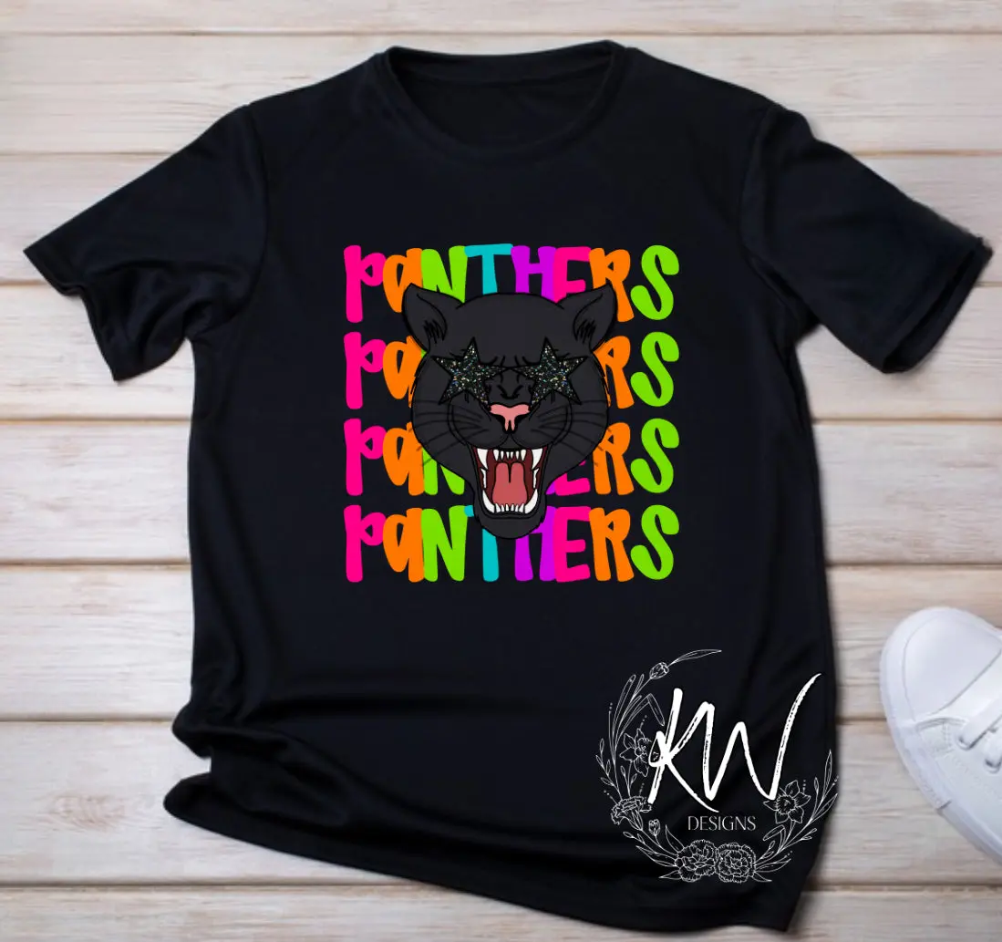 Colorful Panthers 1