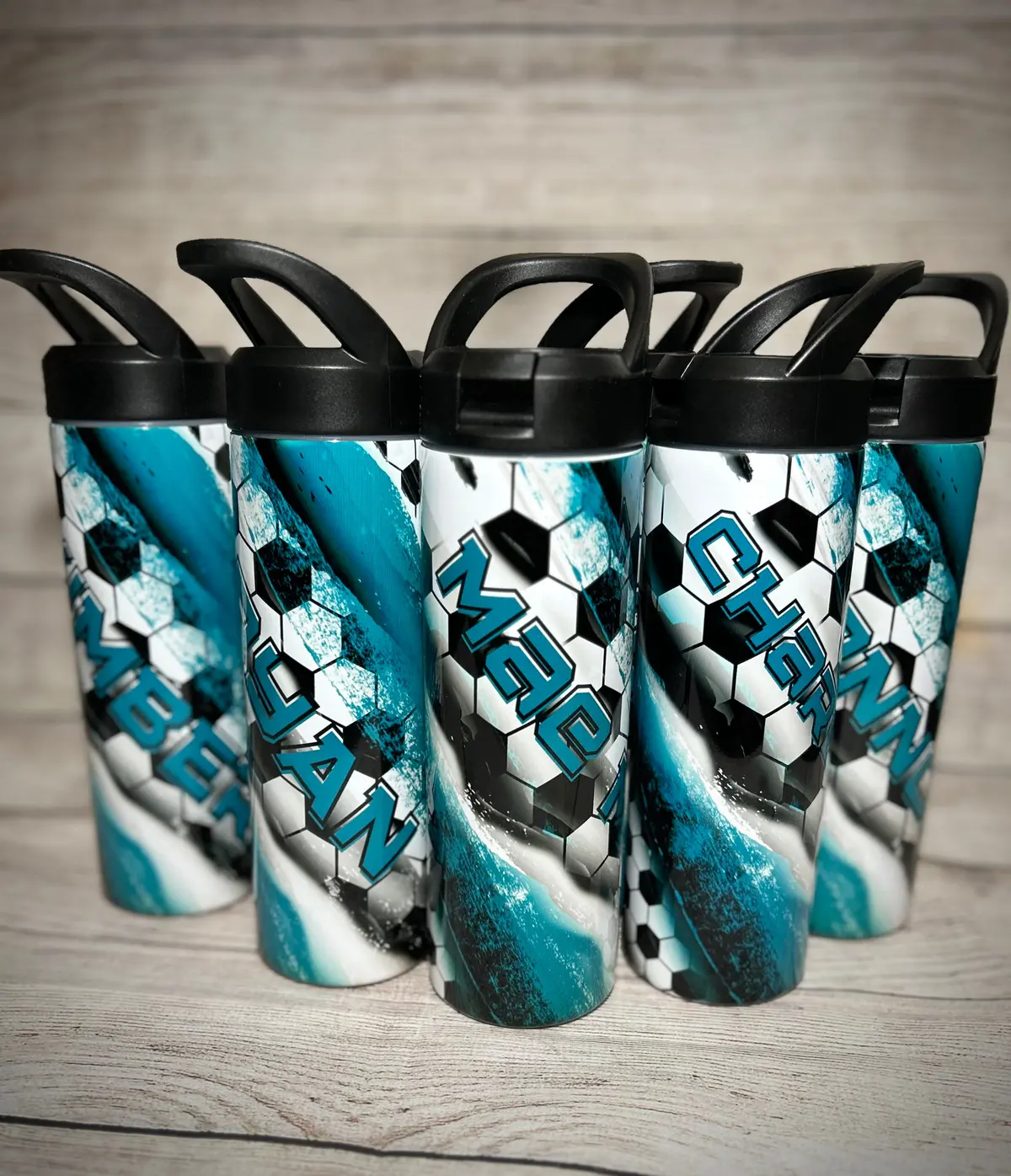 Soccer Distressed Tumbler 1