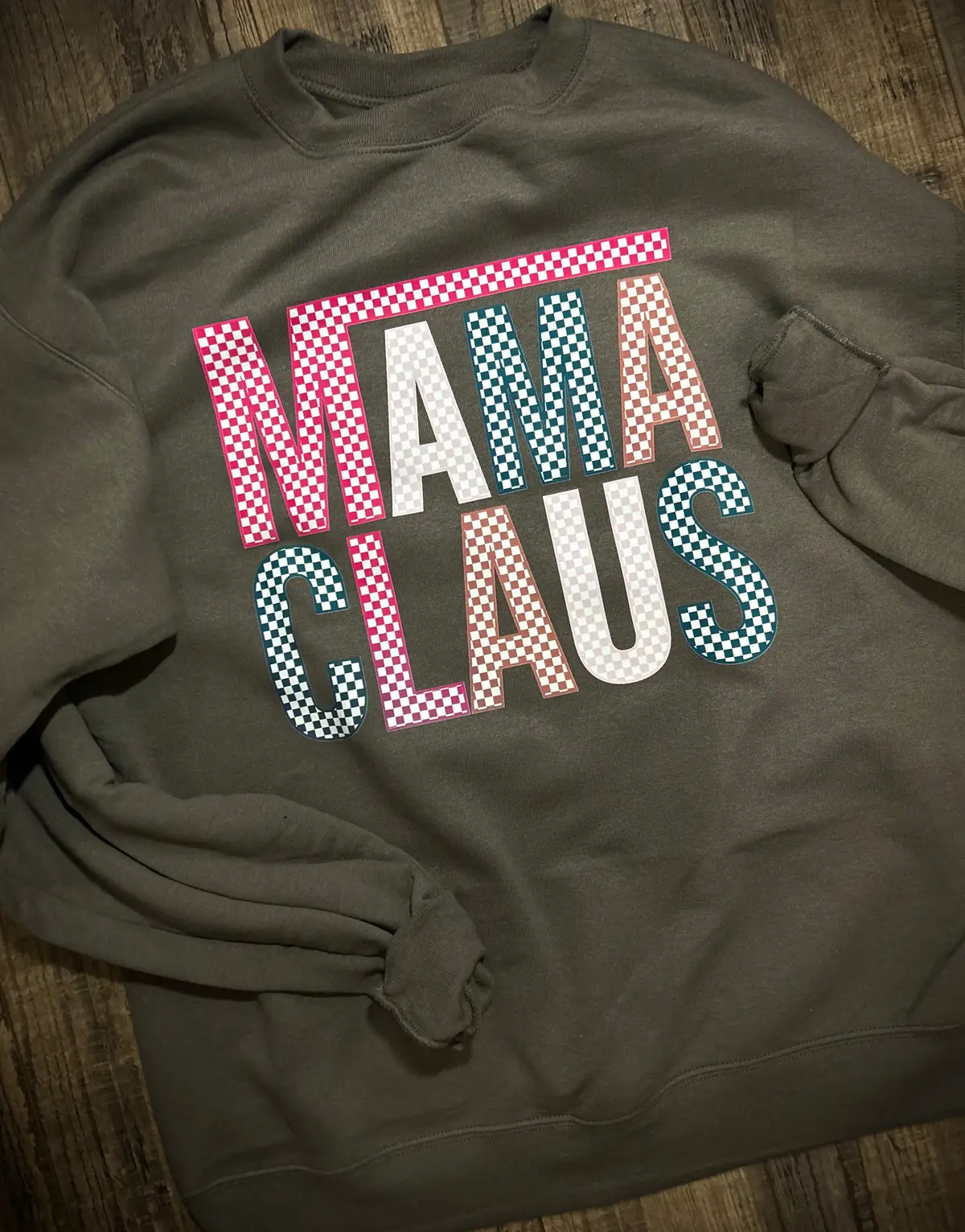 Checkered Mama Claus 1