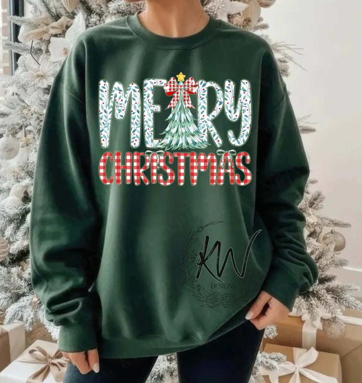 Merry Christmas Plaid 1