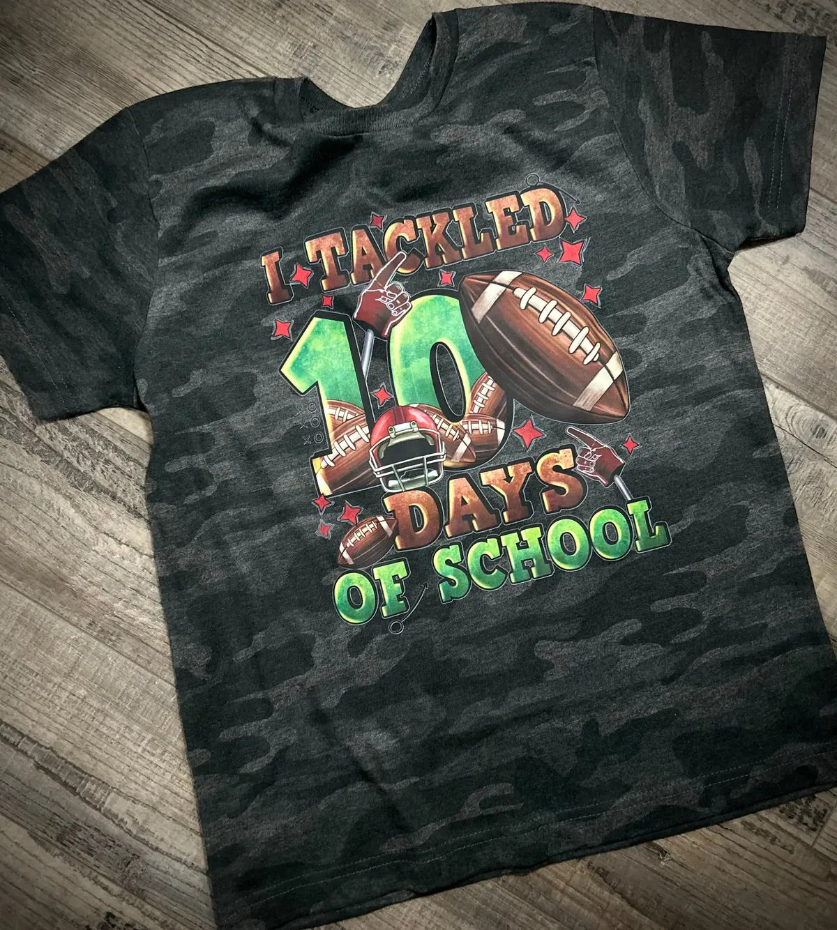 100 Days Of School Football 1