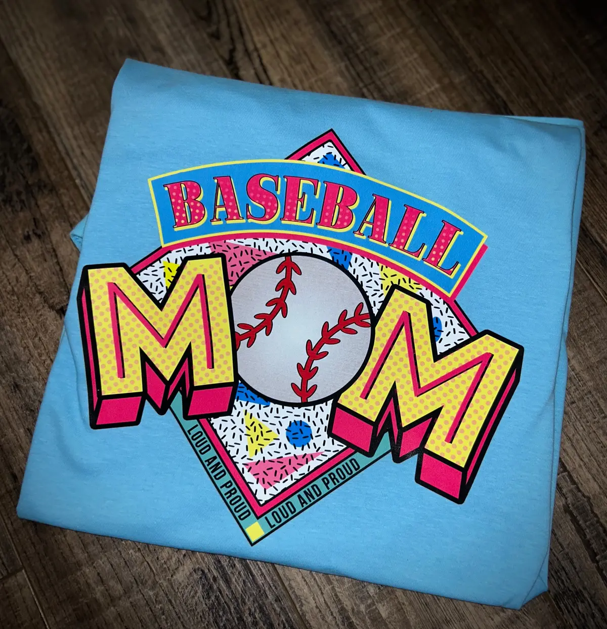 Baseball Mom Retro 1