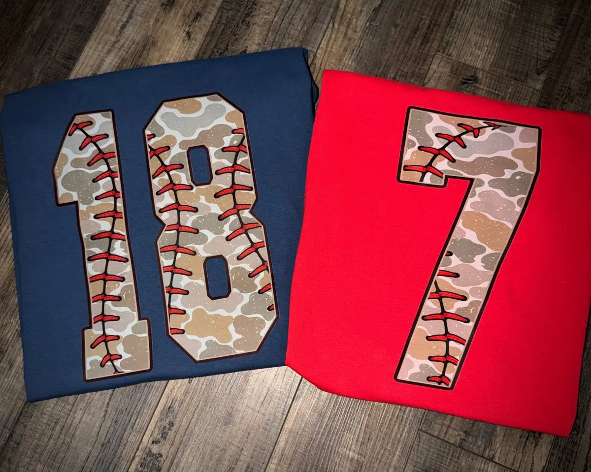 Camo Baseball #’S 1
