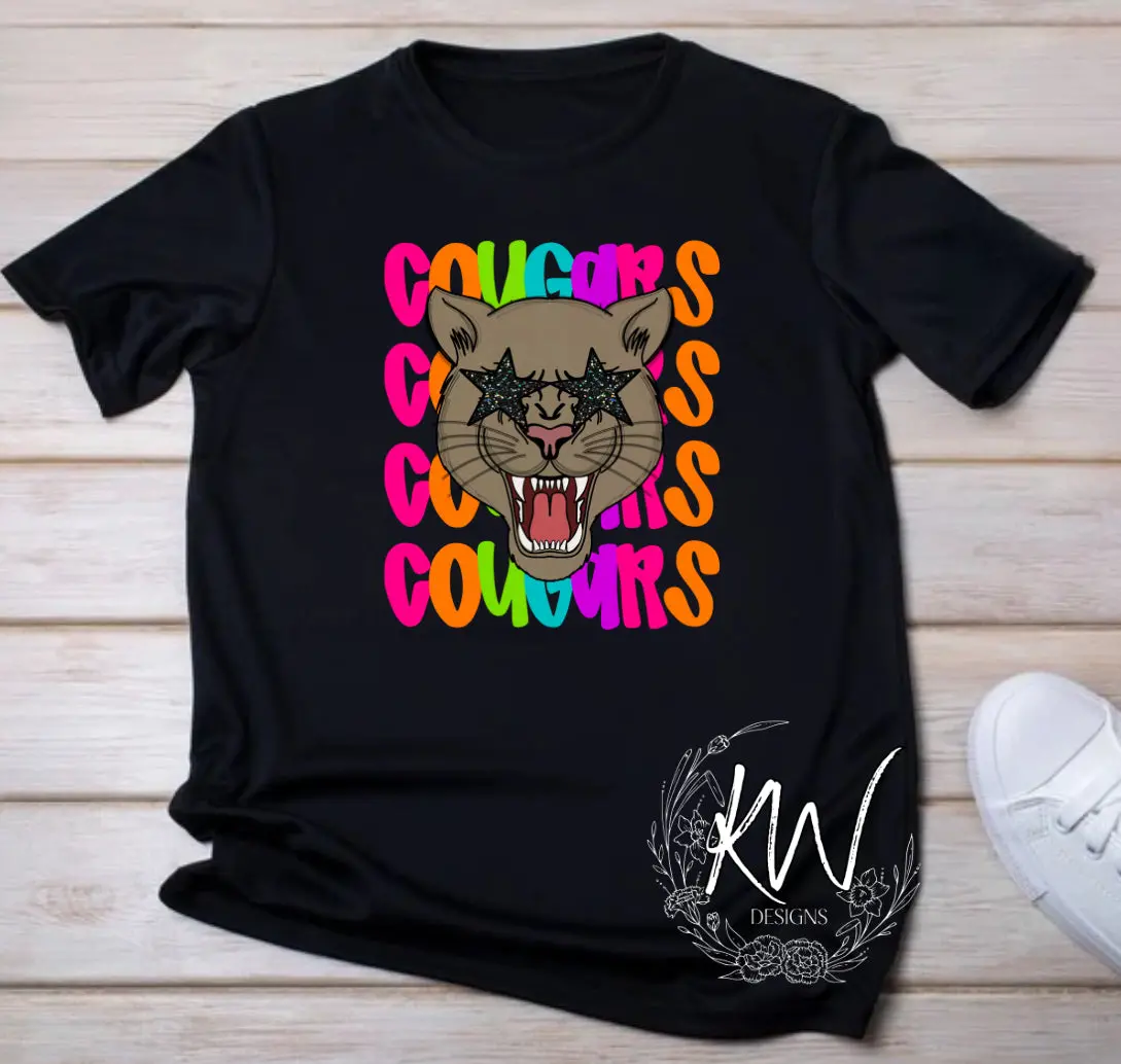 Colorful Cougars 1