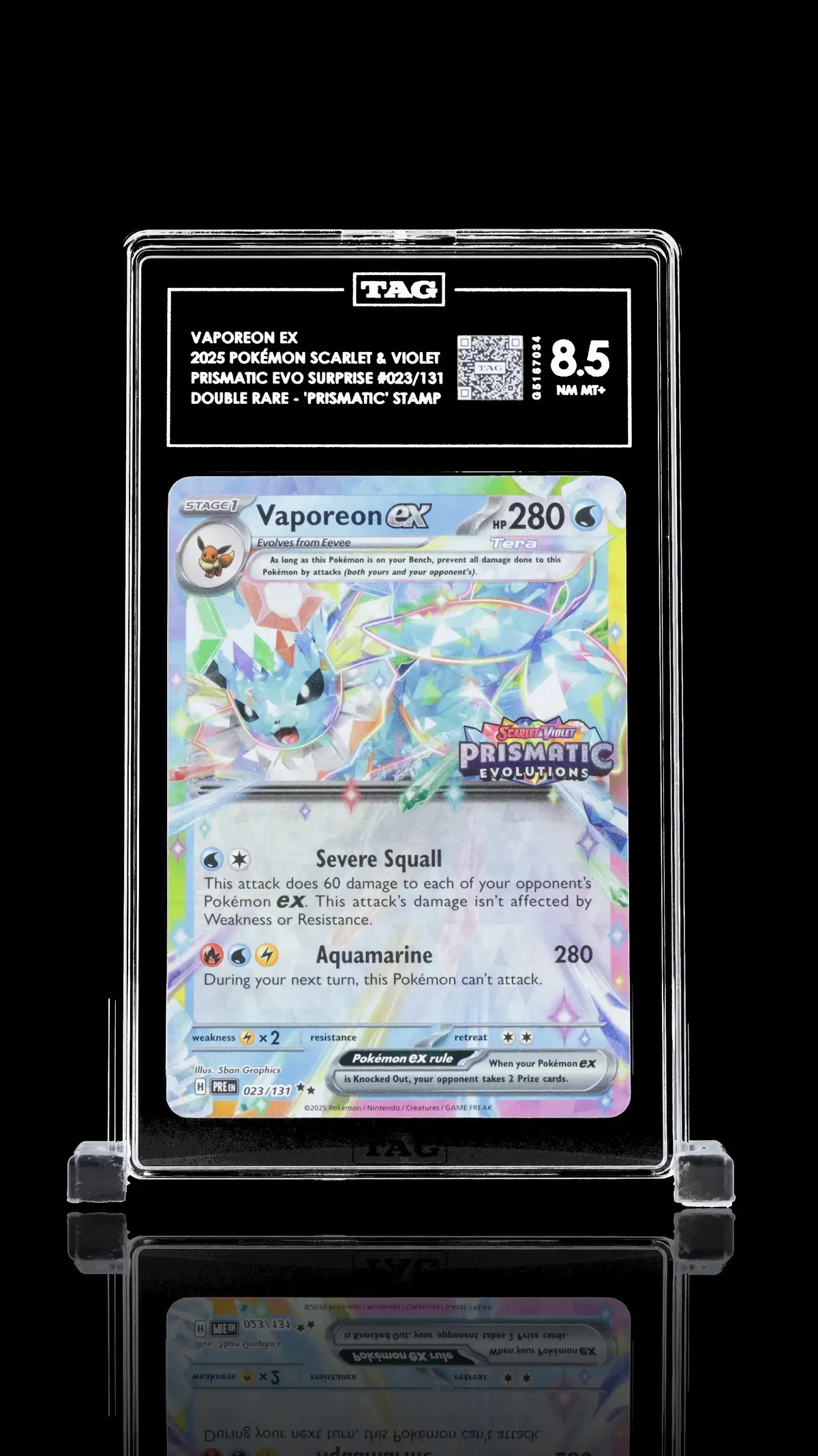 Tag 8.5 - Vapreon Ex. #023 Stamped 1