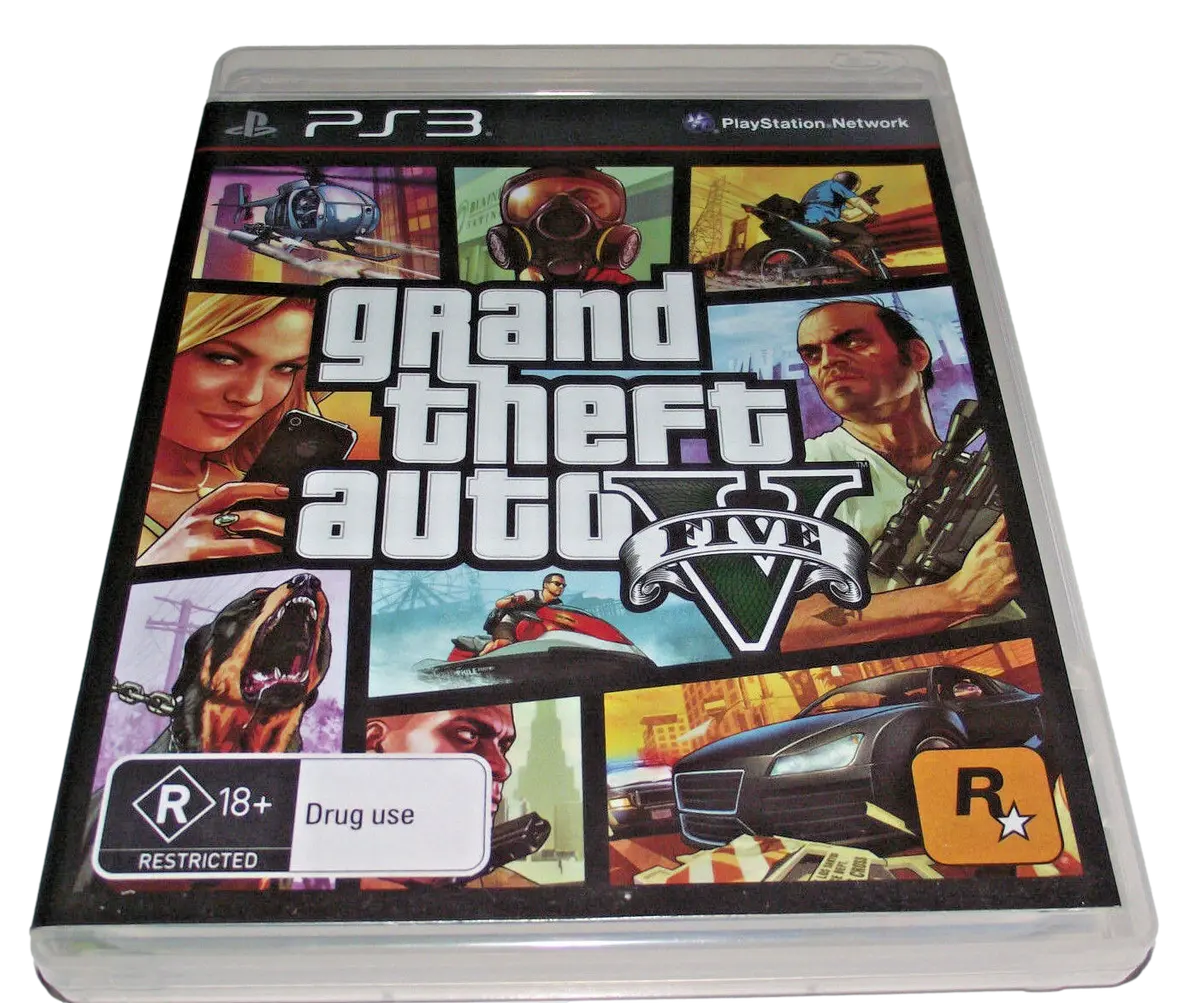 Grand Theft Auto V 5 Ps3 Pal *No Manual* (Preowned) 1