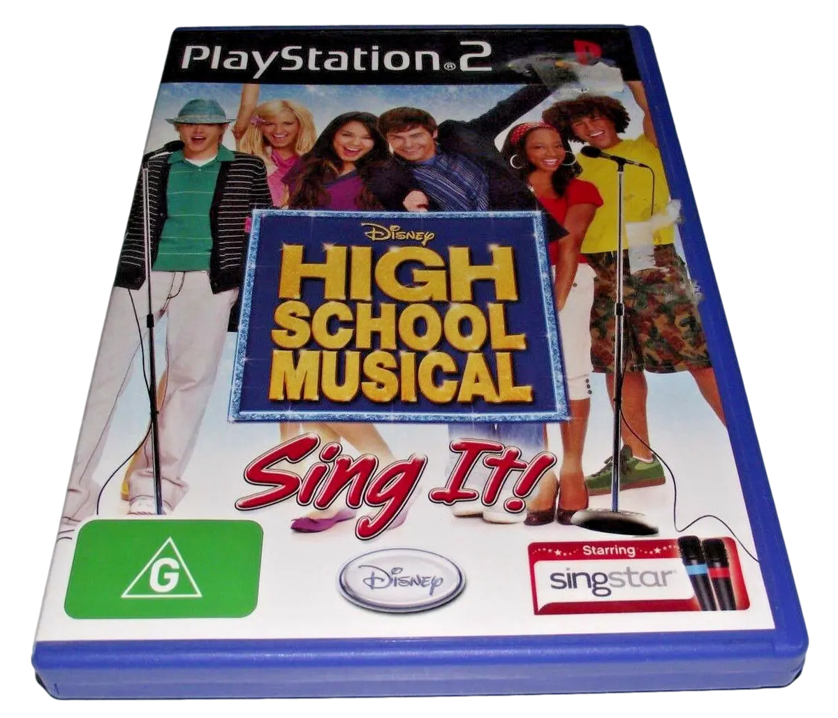 High School Musical Sing It Singstar Ps2 Pal  *Complete* (Pre-Owned) 1
