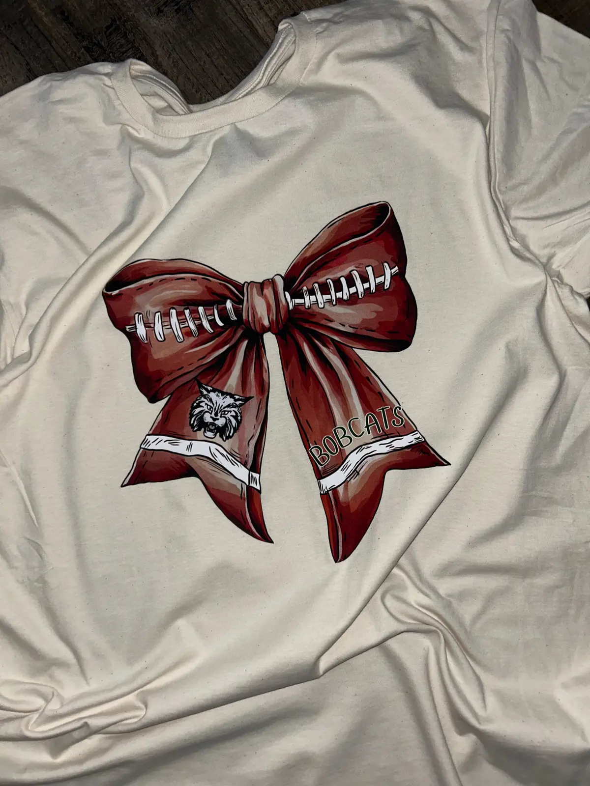 Bobcats Football Bow 1