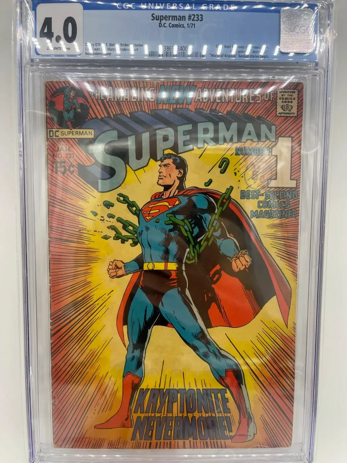 Superman #233 - Cgc 4.0 1