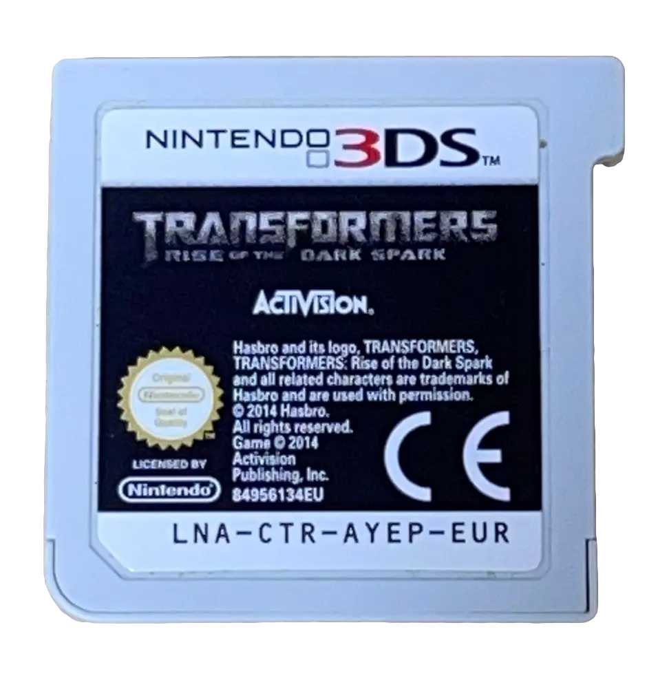 Transformers Rise Of The Dark Spark Nintendo 3Ds 2Ds (Cartridge Only) (Pre-Owned) 1