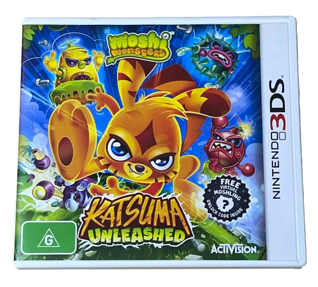 Moshi Monsters Katsuma Unleashed Nintendo 3Ds 2Ds Game (Pre-Owned) 1