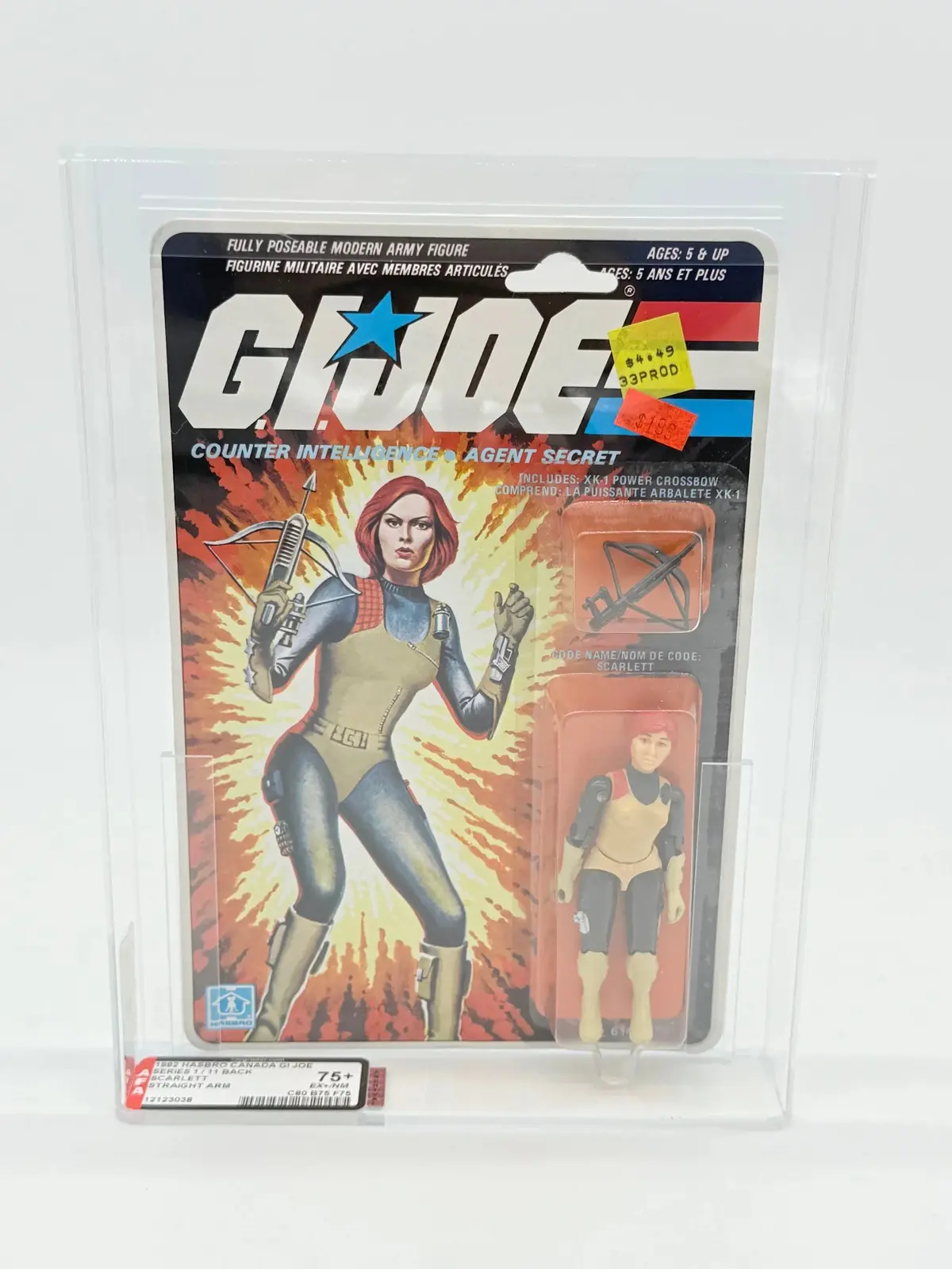 Rare G.I. Joe Scarlett V1 - Mosc Afa 75+ 1