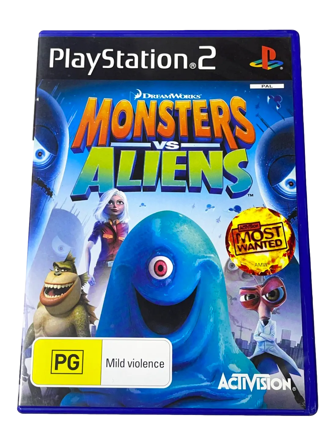 Monsters Vs Aliens Ps2 Pal *Complete* (Preowned) 1