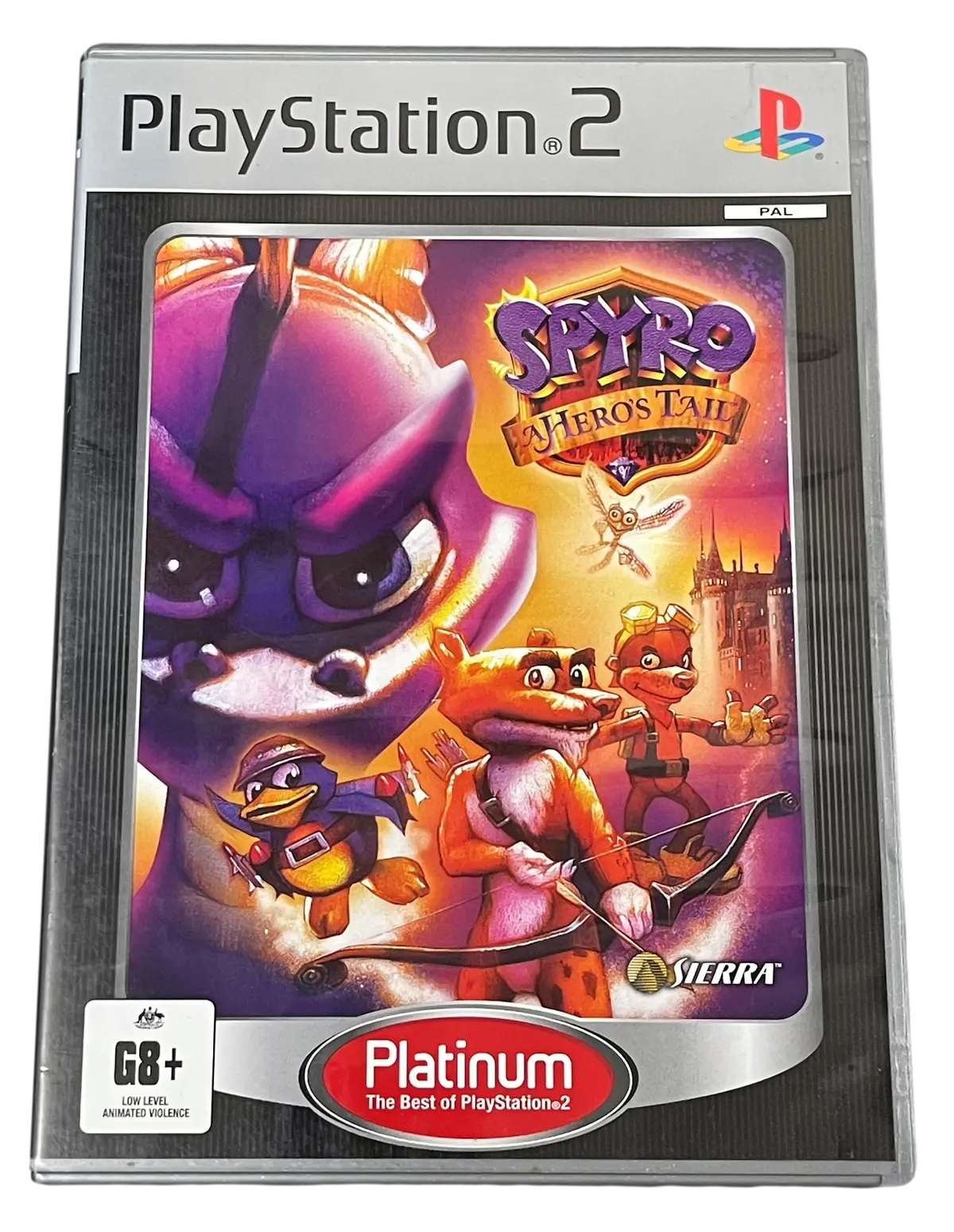 Spyro A Hero's Tail Ps2 (Platinum) Pal *Complete* (Preowned) 1