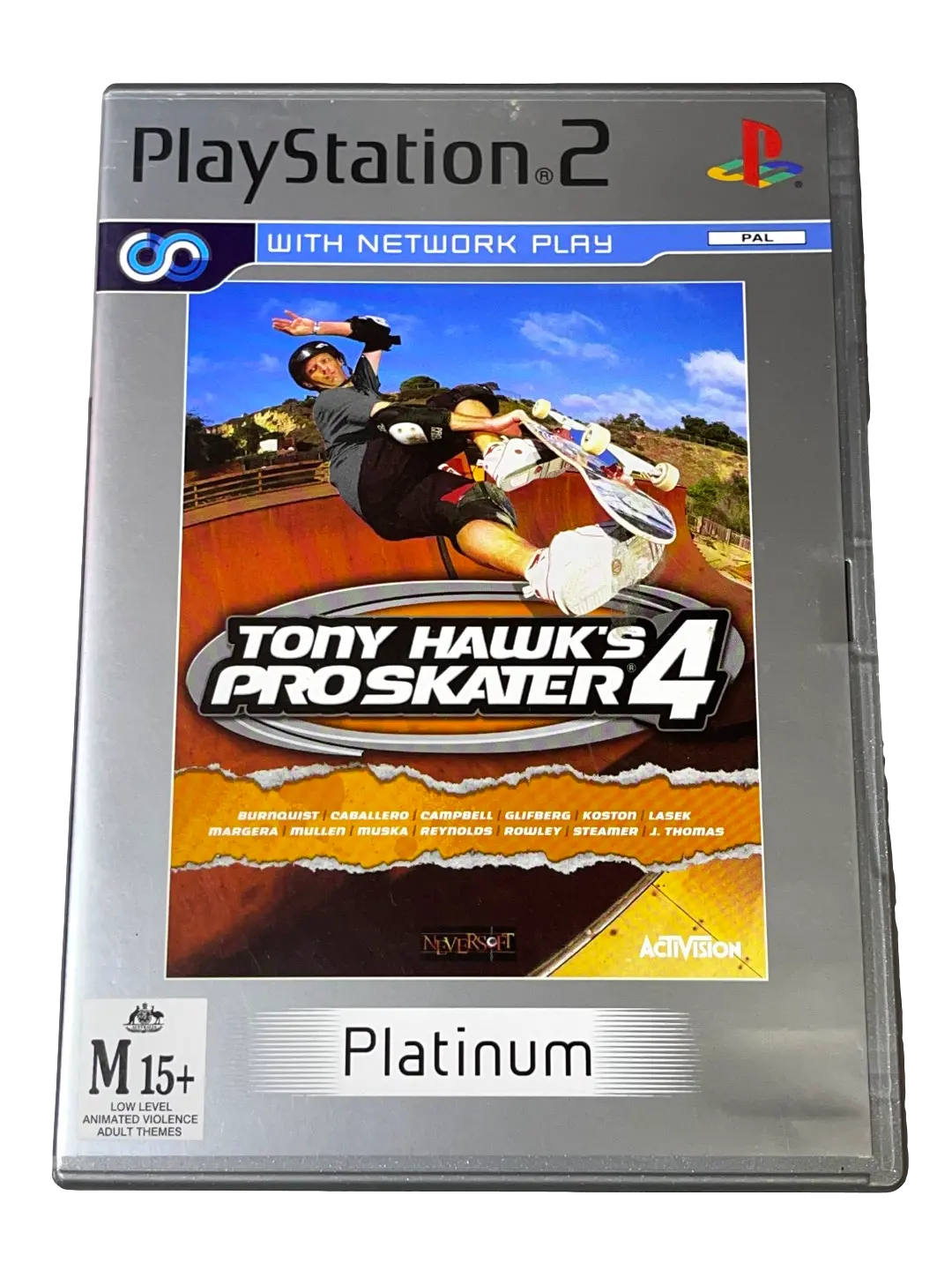 Tony Hawk's Pro Skater 4 Ps2 (Platinum) Pal *Complete* (Preowned) 1