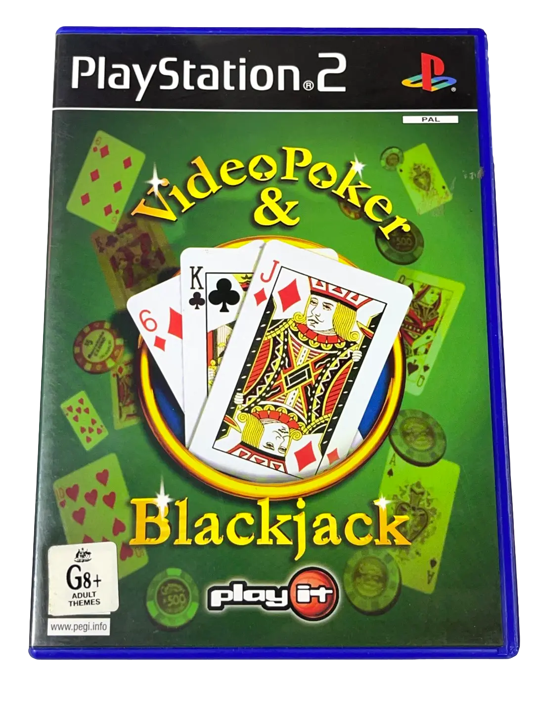 Video Poker And Blackjack Ps2 Pal *Complete* (Preowned) 1