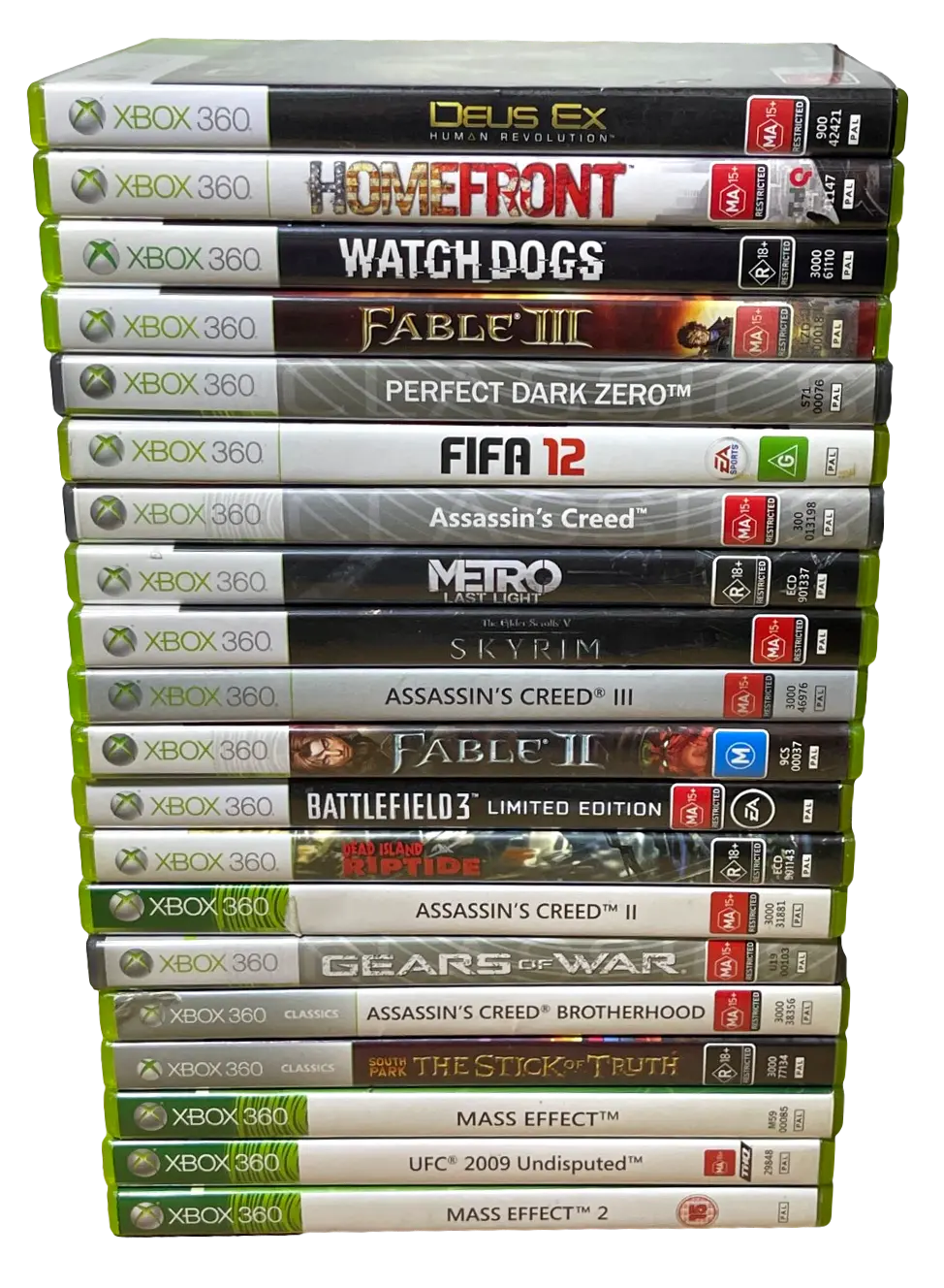 Xbox360 20 Title Ultra Mega Pack Xbox 360 Bulk Buy Bundle 7 (Preowned) 1