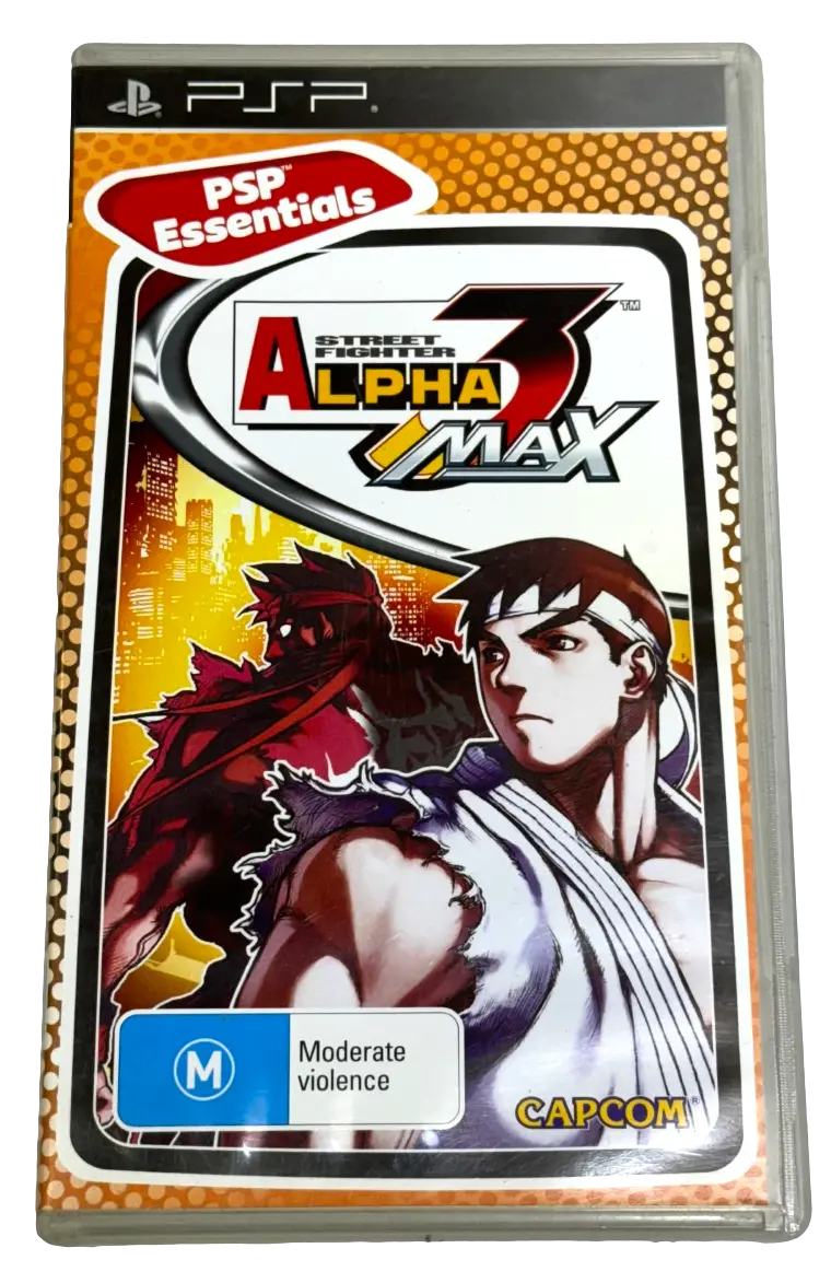 Street Fighter 3 Max Alpha  Sony Psp Game (Preowned) 1