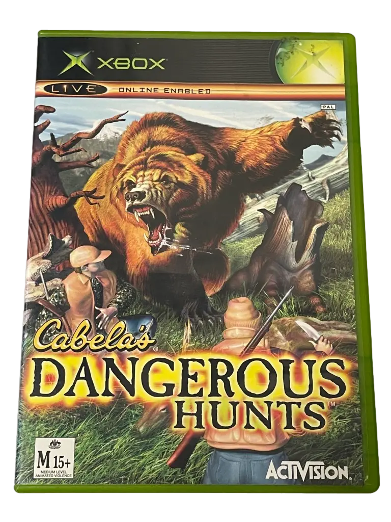 Cabela's Dangerous Hunts Xbox Original Pal  *Complete* (Pre-Owned) 1