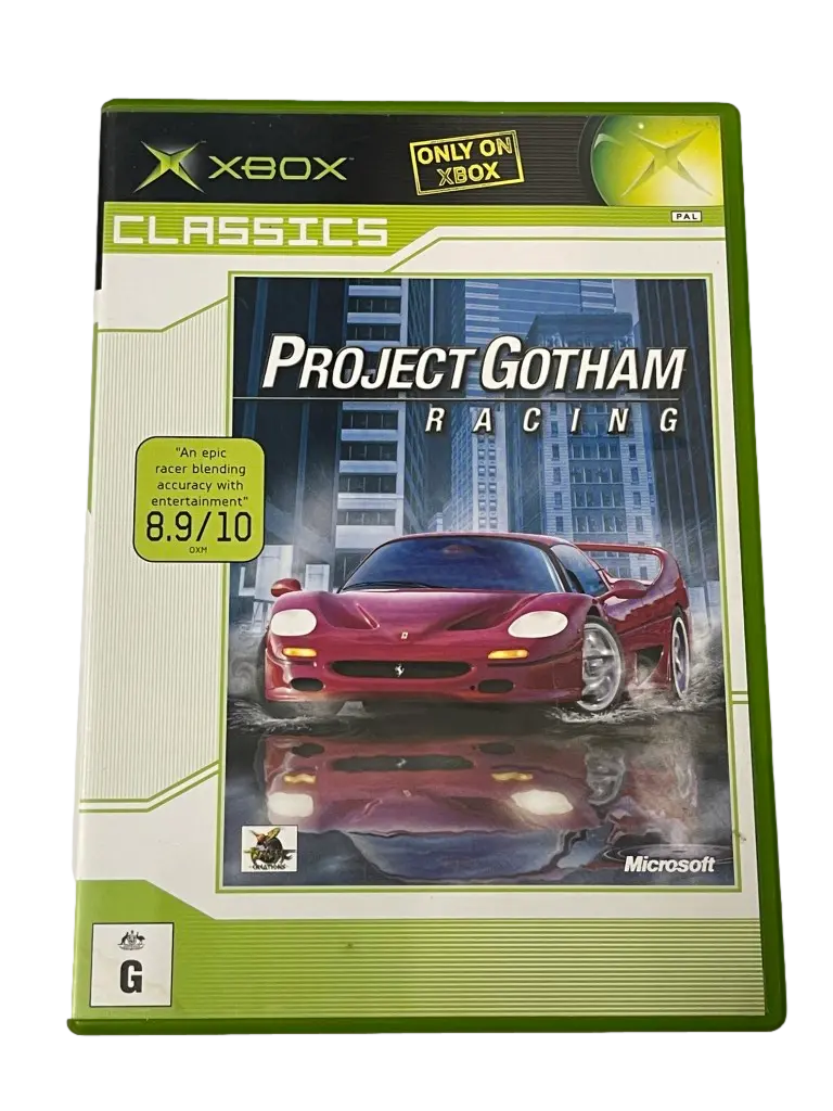 Project Gotham Racing Xbox Pal (Classics) *No Manual* (Pre-Owned) 1