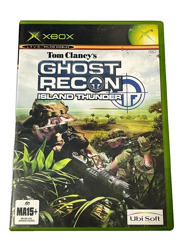 Tom Clancy's Ghost Recon Island Thunder Xbox Original Pal *Complete* (Pre-Owned) 1