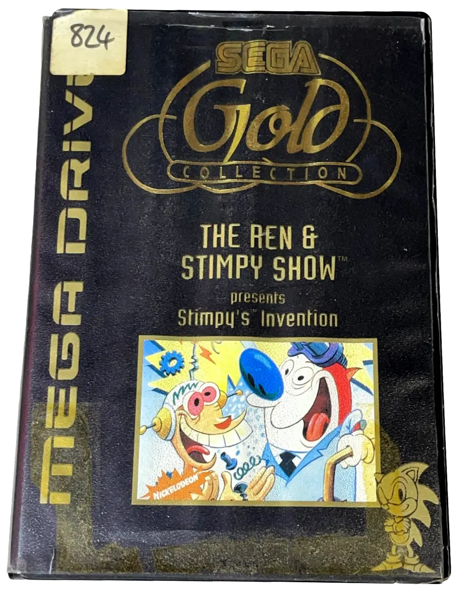 The Ren & Stimpy Show Gold Collection Sega Mega Drive *No Manual* Ex Rental 1