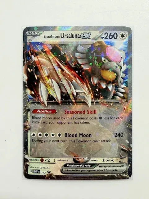 Bloodmoon Ursaluna Ex - Promo #177 1