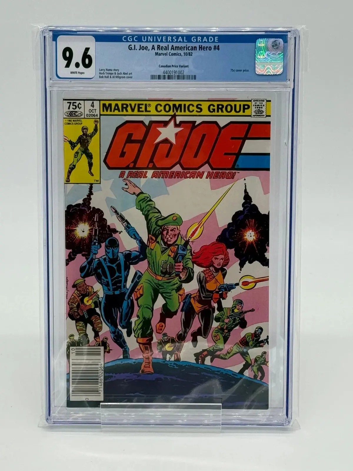 Gi Joe #4 - Cgc 9.6 - Canadian Price Variant 1