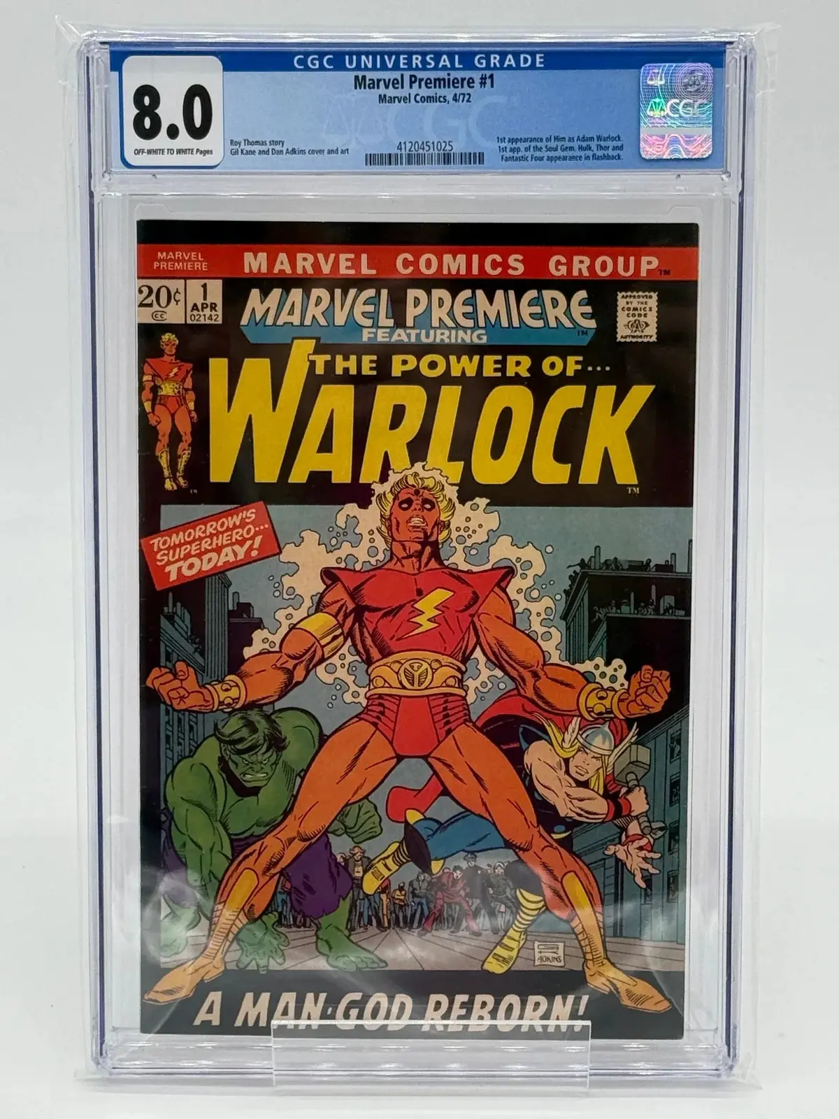 Marvel Premiere #1 - Cgc 8.0 1