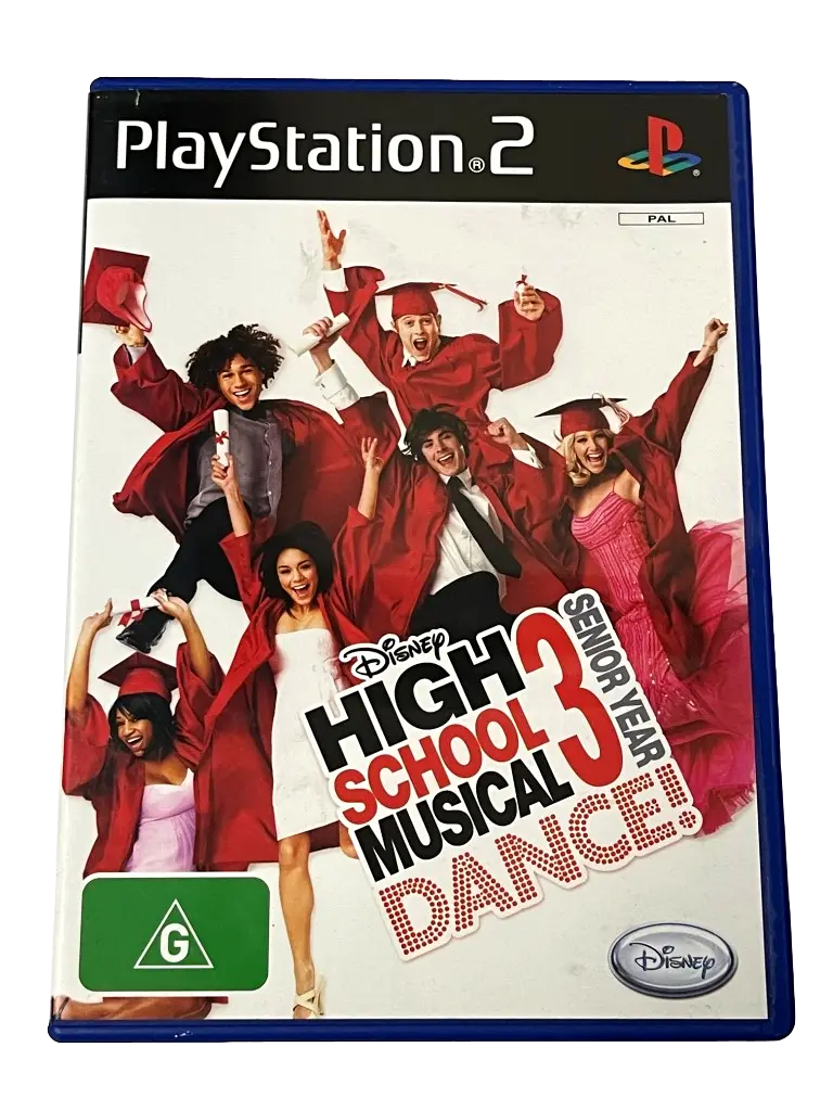 High School Musical 3 Senior Year Dance Ps2 Pal *Complete* (Pre-Owned) 1
