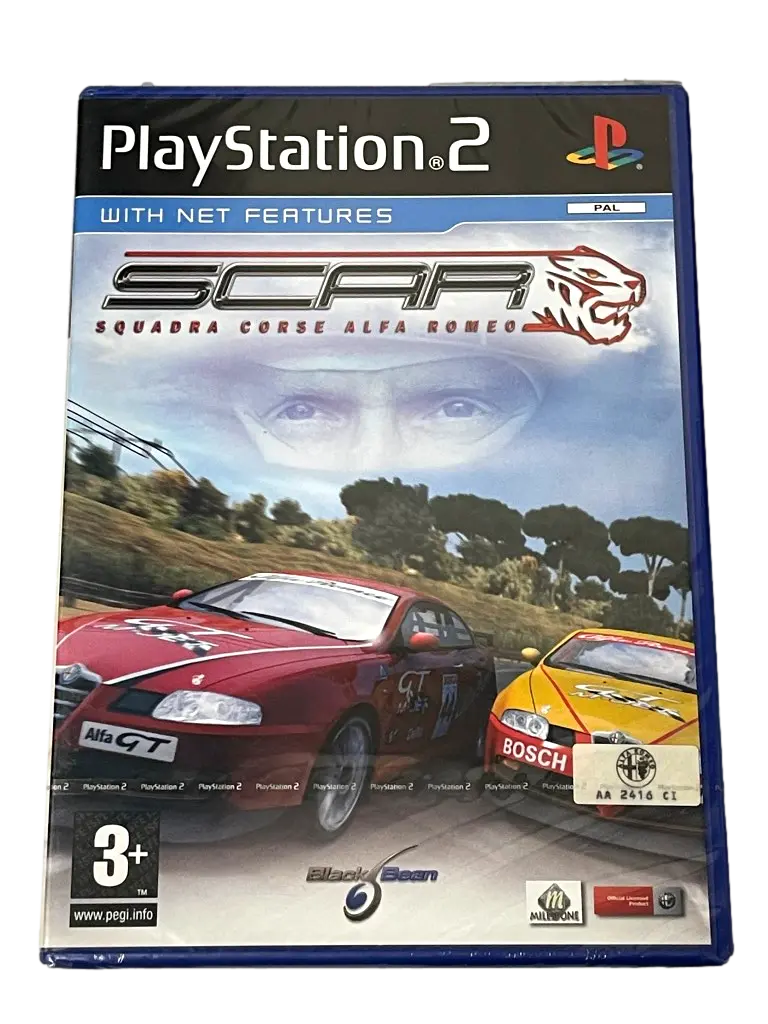Scar Squadra Corse Alfa Romeo Ps2 Pal Brand New *Sealed* 1