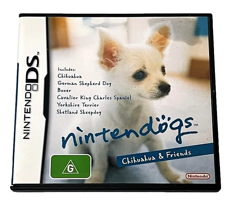 Nintendogs Chihuahua & Friends Nintendo Ds 3Ds Game *Complete* (Pre-Owned) 1