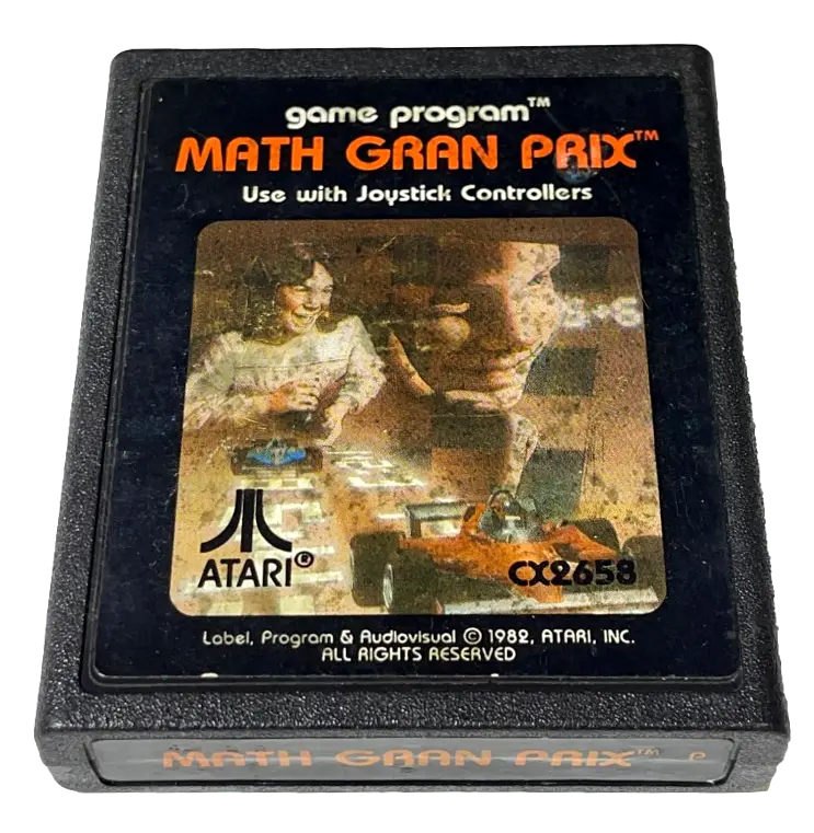 Math Grand Prix Atari 2600 *Cartridge Only* (Preowned) 1