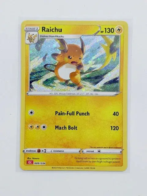 Raichu - Holo #009 1