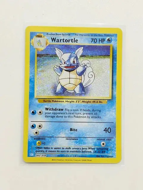 Wartortle - Holo #002 1