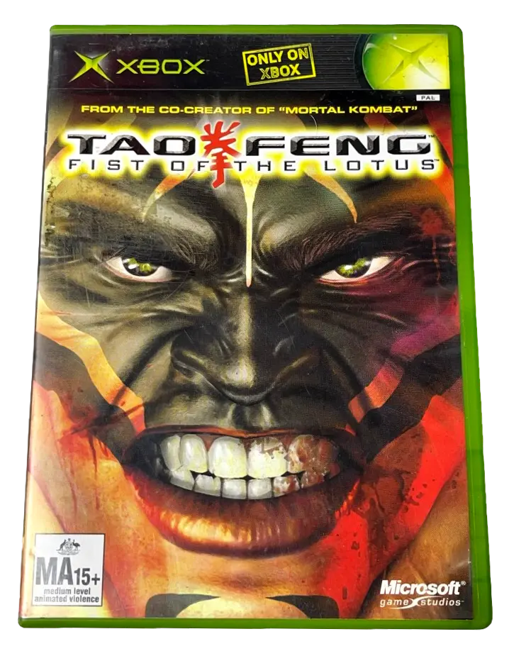 Tao Feng Fist Of The Lotus Xbox Original Pal *Complete* (Pre-Owned) 1