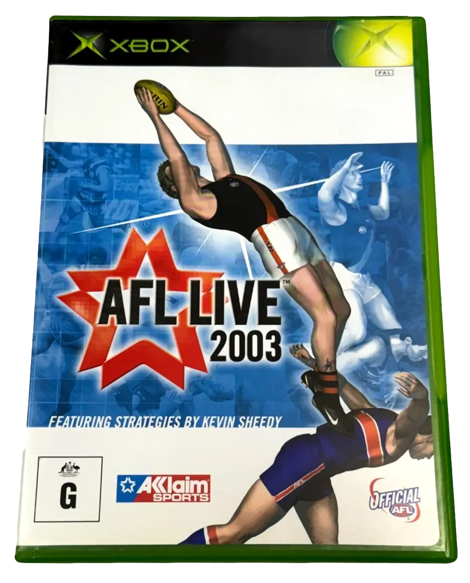Afl Live 2003 Xbox Original Pal *Complete* (Preowned) 1