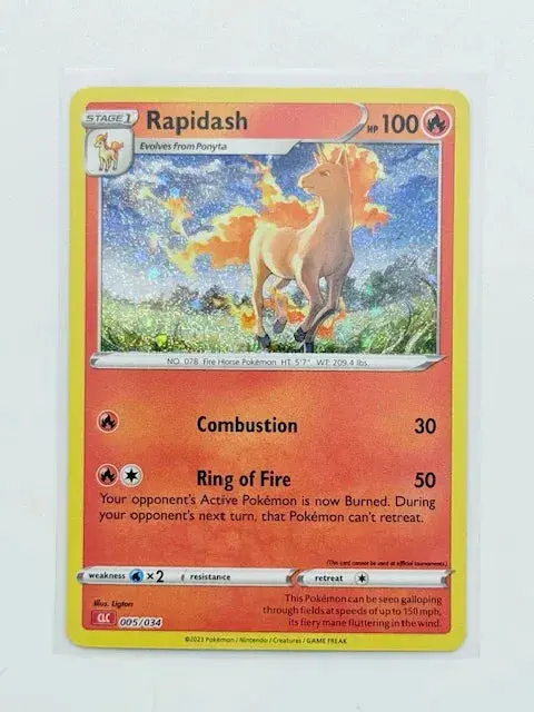 Rapidash. - Holo #005 1