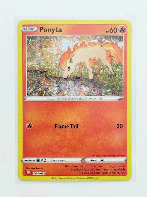 Ponyta. - Holo #004 1