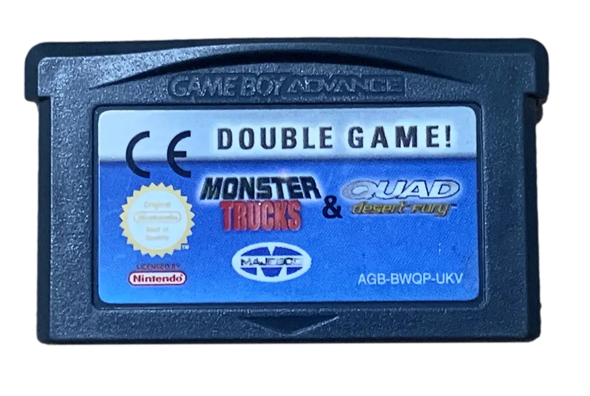 Monster Trucks / Quad Desert Fury Nintendo Gba (Cartridge Only) (Pre-Owned) 1